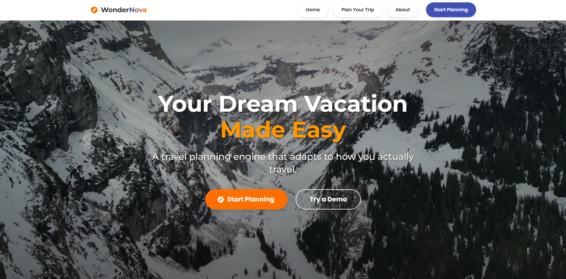 WonderNova Travel Platform